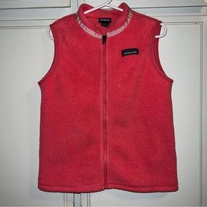 Patagonia kids toddlers Synchilla fleece vest - girls 5T